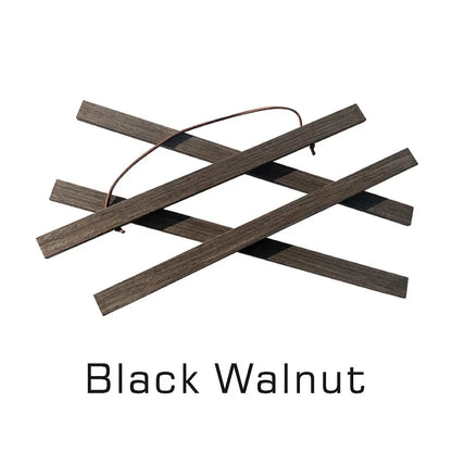Magnetic Poster Frame, Wood Print Hanger with 21–50 cm Length Options in White, Black, Walnut, Pine or Teak - product view 3