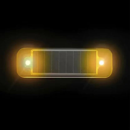 Solar Security Warning Light, Wireless Simulated Alarm LED with Self-Contained Setup, Yellow, Red, Blue or Green, 1/3/5/10-Pack - product view 1