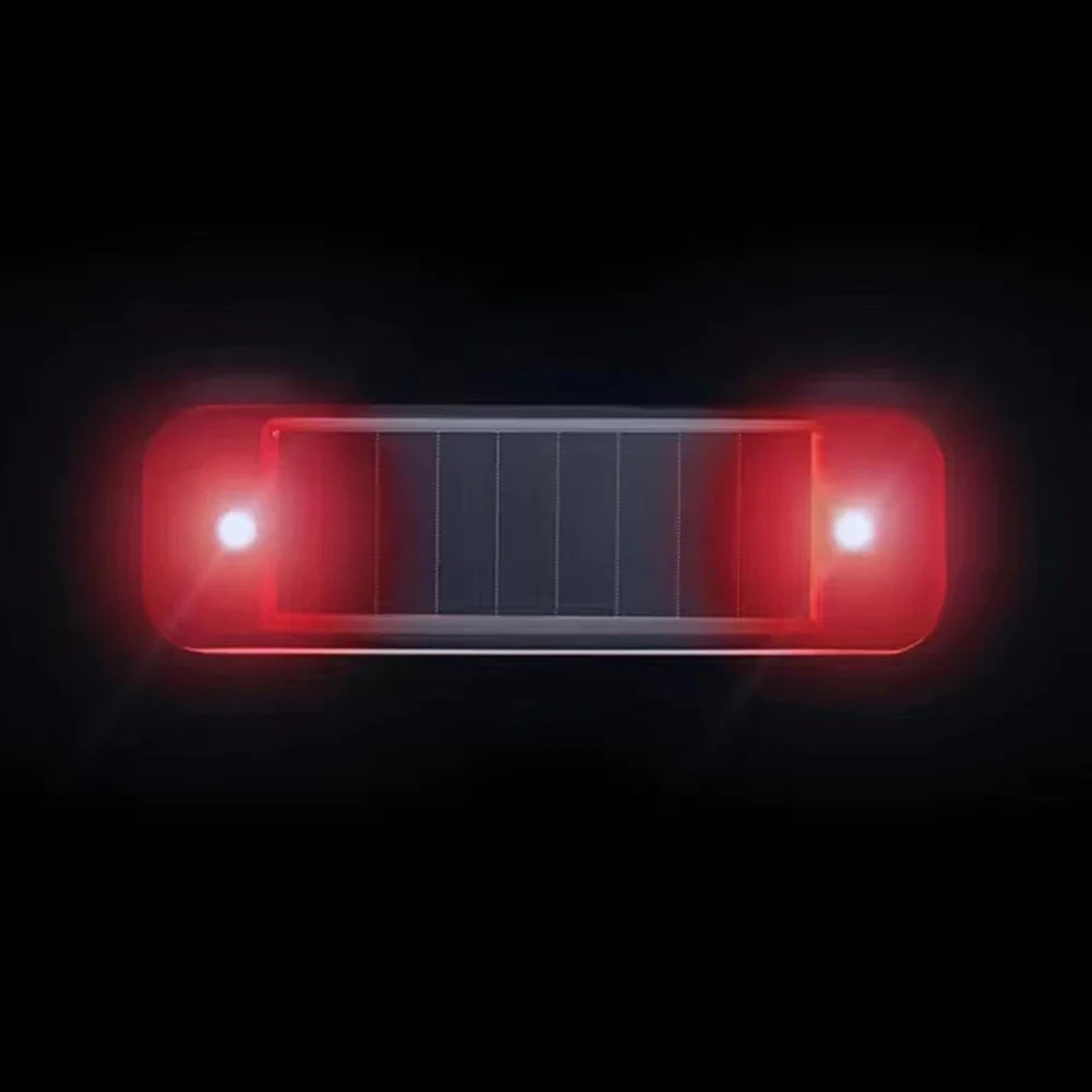 Solar Security Warning Light, Wireless Simulated Alarm LED with Self-Contained Setup, Yellow, Red, Blue or Green, 1/3/5/10-Pack - product view 3