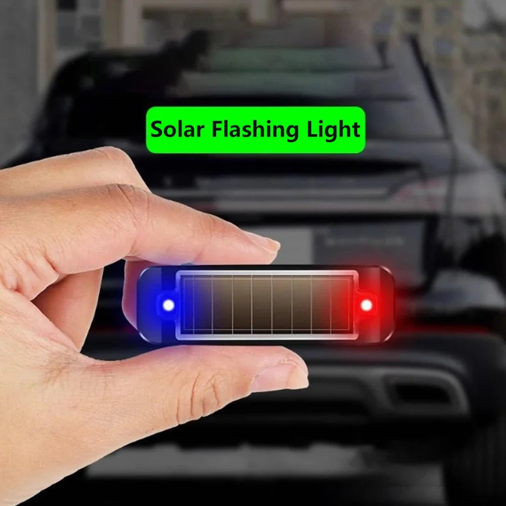 Solar Security Warning Light, Wireless Simulated Alarm LED with Self-Contained Setup, Yellow, Red, Blue or Green, 1/3/5/10-Pack - product view 6