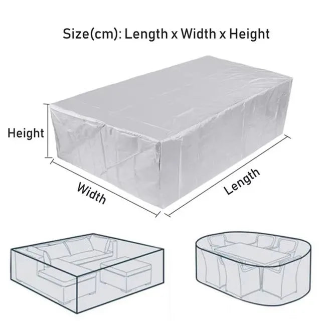 patio furniture cover - product view 1