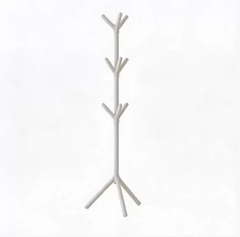 Freestanding Garment Rack, Tree-Branch Coat Stand with Multiple Hooks, Movable Entryway Clothes Organizer, Black or White - product view 1
