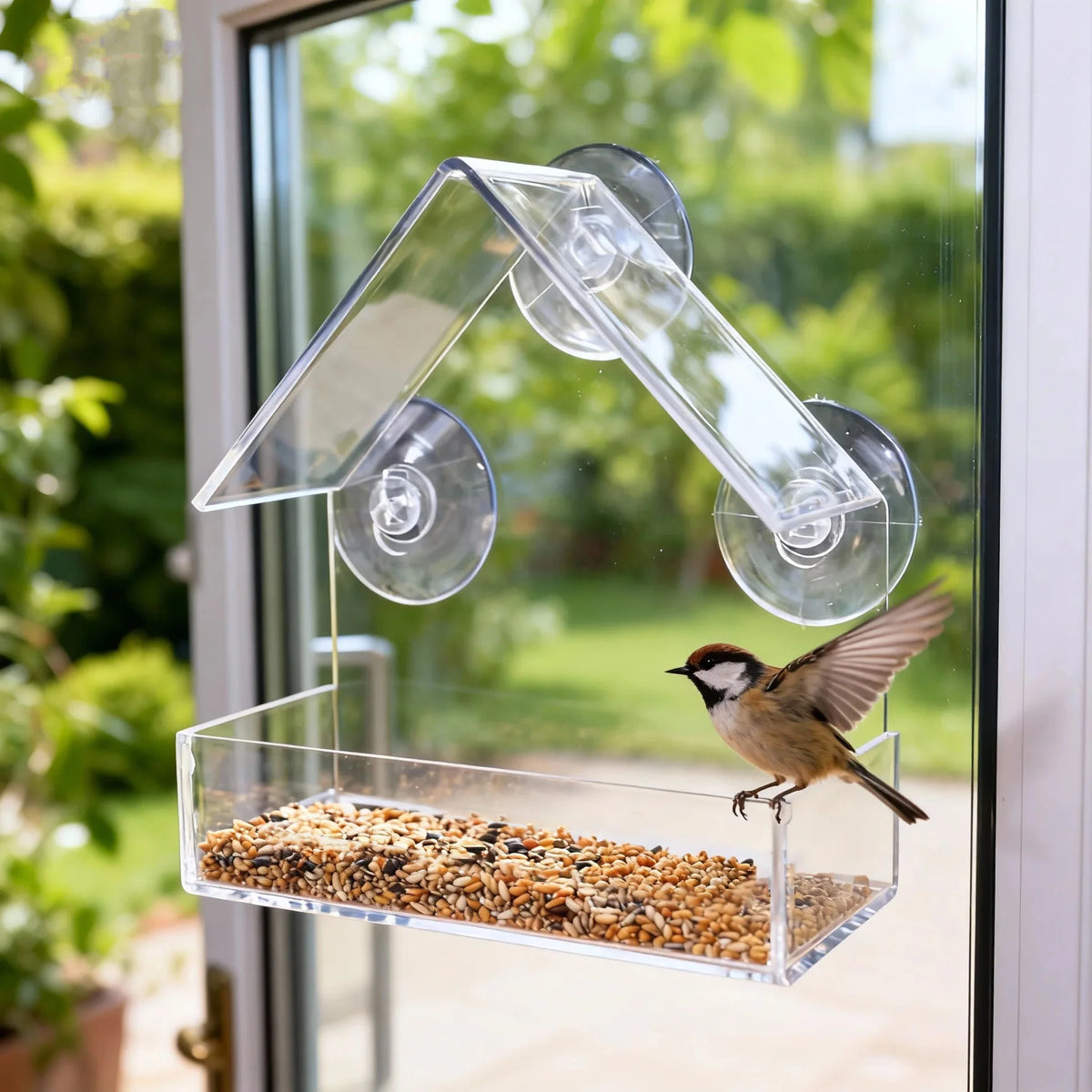 bird feeder window mount - product view 2