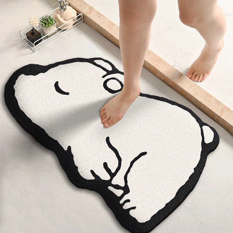 bathroom rug - product view 2