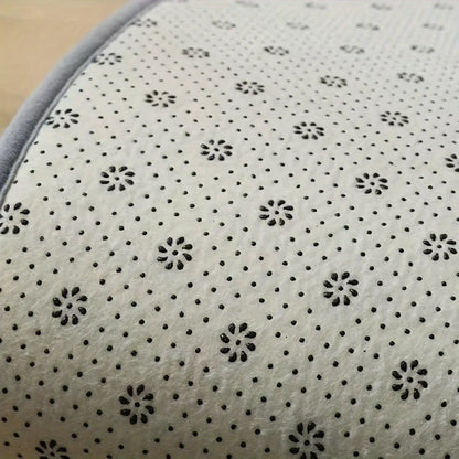 Bathroom Rug, Special-Shaped Polyester Floor Mat, Absorbent Non-Slip Toilet and Shower Room Mat in 2 Sizes - product view 6