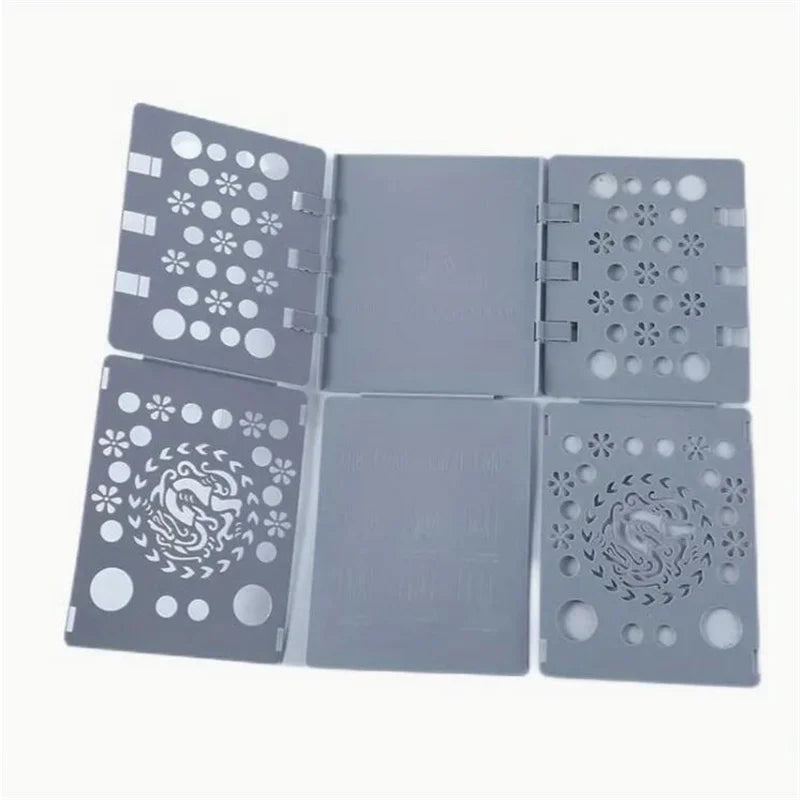 Travel Garment Folder, Reusable Plastic Clothes Folding Board with Printed Steps for Shirts, Pants and Suitcases - product view 1