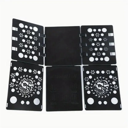 Travel Garment Folder, Reusable Plastic Clothes Folding Board with Printed Steps for Shirts, Pants and Suitcases - product view 2