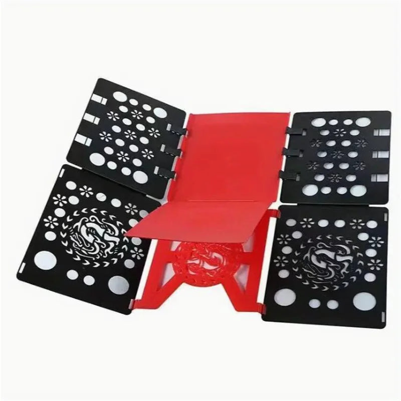 Travel Garment Folder, Reusable Plastic Clothes Folding Board with Printed Steps for Shirts, Pants and Suitcases - product view 3