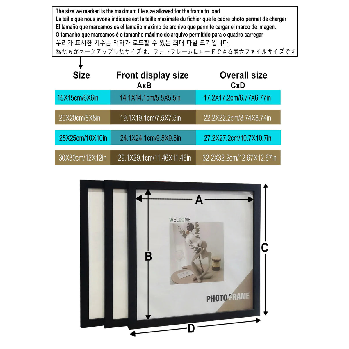 gallery picture frame set - product view 6