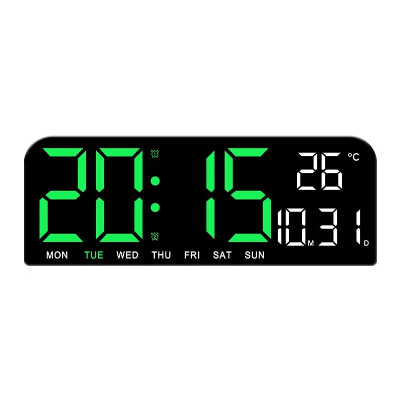 digital wall clock - product view 2