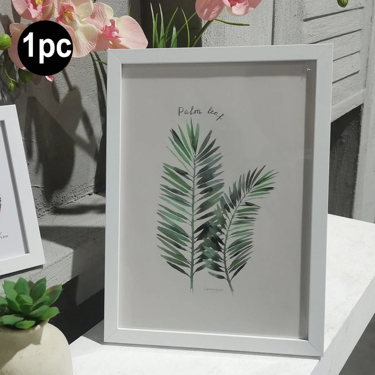 Gallery Picture Frame Set, Wood Rectangle Frames, Tabletop or Wall Mount, Multiple Sizes and 1- or 3-Piece Options - product view 2