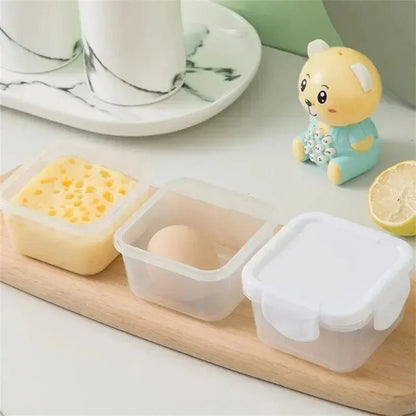 4-Piece Mini Food Storage Containers, 60 ml Airtight Leakproof Lidded Bowls for Condiments, Sauces and Freezer Use - product view 5