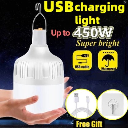 USB Rechargeable LED Camping Lantern, Hanging Hook, High, Low and Flash Modes, Portable Outdoor Emergency Light - product view 6