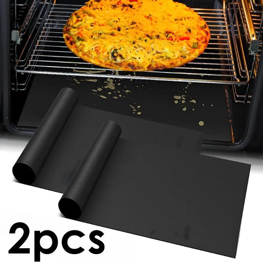 Reusable Silicone Baking Mat Set, 2 Non-Stick Oven Liners, 33 x 40 cm Heat-Resistant Mats for Oven, Air Fryer and Grill - product view 1