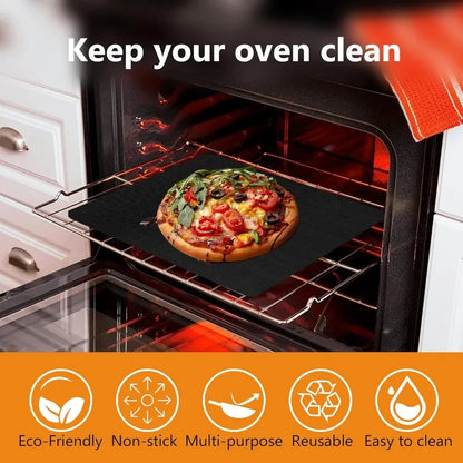 Reusable Silicone Baking Mat Set, 2 Non-Stick Oven Liners, 33 x 40 cm Heat-Resistant Mats for Oven, Air Fryer and Grill - product view 4