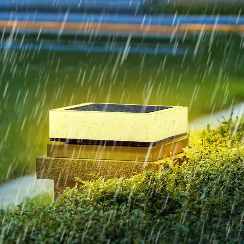 Solar Post Cap Light, LED Garden Column Lamp, 7 Colors or 3 Color Temperatures, 2000mAh Battery, 1- or 4-Pack - product view 4