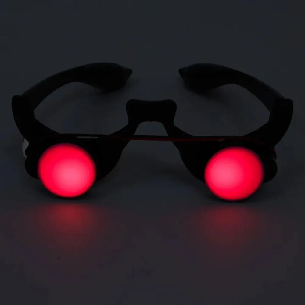 Halloween Red Eye Glasses Prop, Press-Button Light-Up Design, Plastic Costume Accessory for Parties and Cosplay - product view 5
