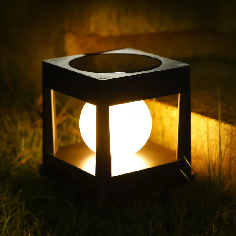 Solar LED Post Cap Light, product view 3