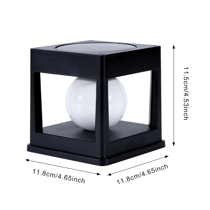 solar post cap light - product view 4