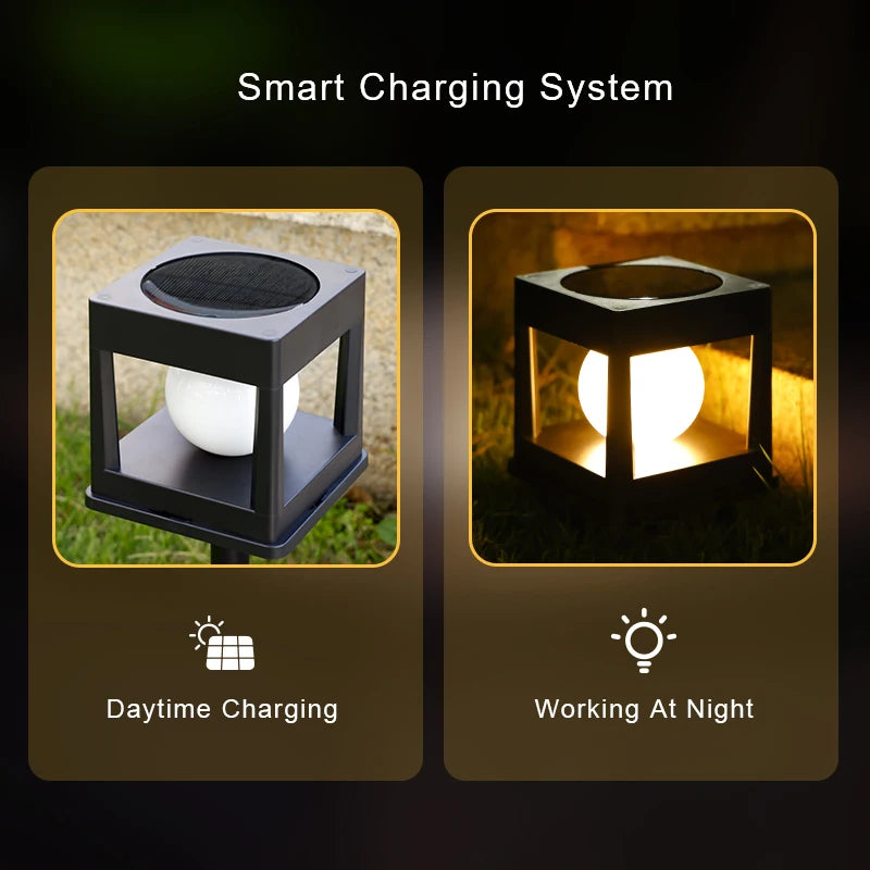 solar post cap light - product view 5