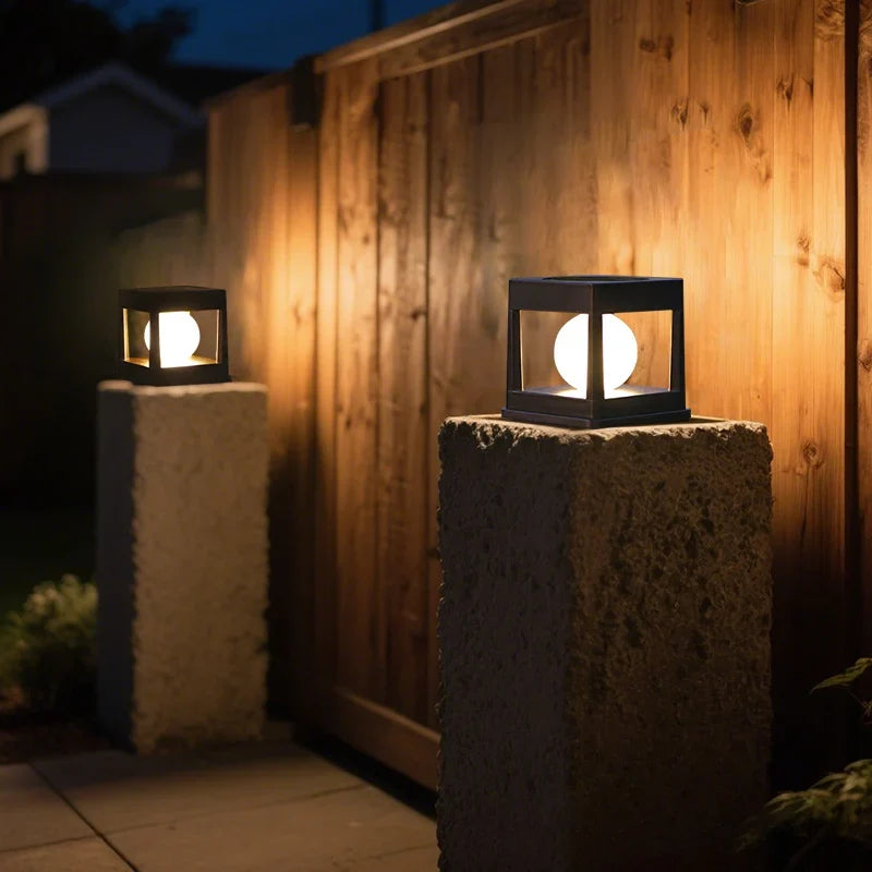 Solar LED Post Cap Light, product view 6