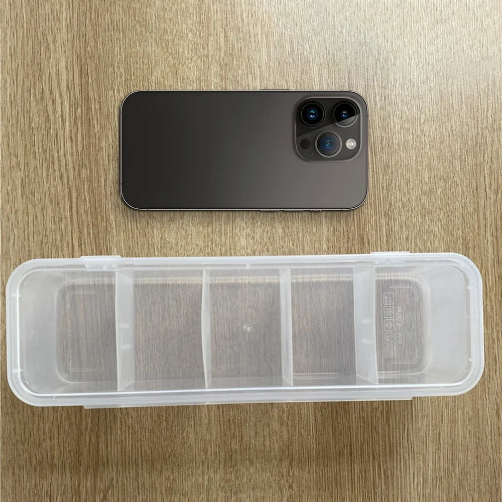 Five Compartment Plastic Storage Box, cable storage box product view 5