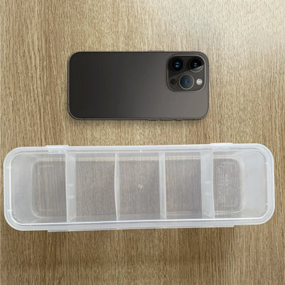 Five Compartment Plastic Storage Box, cable storage box product view 5