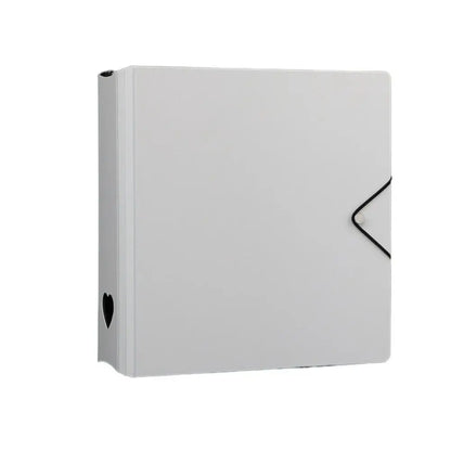 A5 Photo Album Binder, PP Photocard Storage Folder with 25 Inserts, 21×20.5 cm Cover, Purple, White, Black or Pink - product view 2