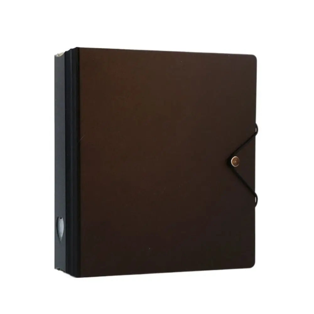 A5 Photo Album Binder, PP Photocard Storage Folder with 25 Inserts, 21×20.5 cm Cover, Purple, White, Black or Pink - product view 3