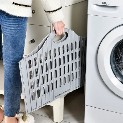 Foldable Laundry Basket, Multiple-Use Acrylic Hamper, Portable Clothes Organizer for Bathroom, Bedroom and Home - product view 5