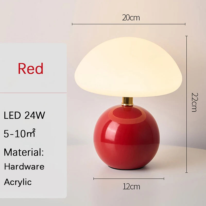 ceramic bedside lamp - product view 4