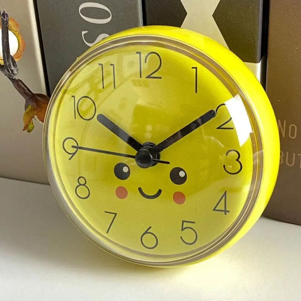 Waterproof Shower Wall Clock, 7 cm Quartz Clock with Strong Suction Cup for Bathroom, Kitchen, Mirror and Glass - product view 6