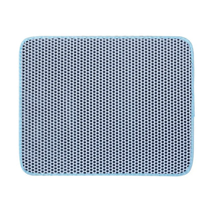 Waterproof Cat Litter Mat, Double-Layer EVA Litter Trap with Hexagonal Surface, Washable Non-Slip Design, 30 x 45 to 60 x 90 cm - product view 1
