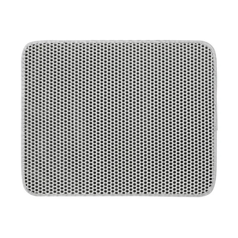 Waterproof Cat Litter Mat, Double-Layer EVA Litter Trap with Hexagonal Surface, Washable Non-Slip Design, 30 x 45 to 60 x 90 cm - product view 3