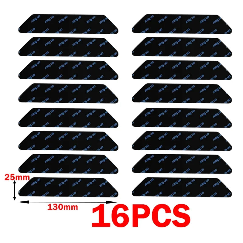 Reusable Non-Slip Rug Pad Stickers, Washable Carpet Corner Grippers for Floors, Modern Solid Design in Multiple Sizes - product view 1