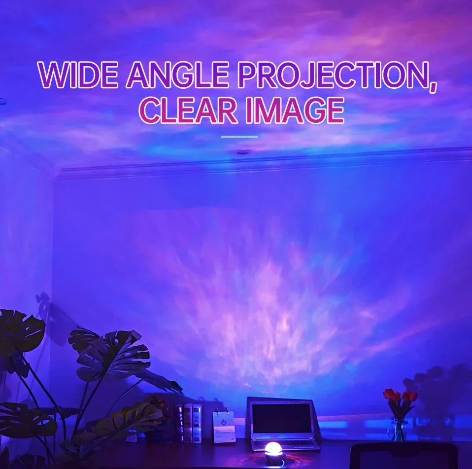 Starry Sky Projector Night Light, RGB LED, Rotating Projection Lamp with USB Power for Bedroom, Parties and Gifts - product view 1
