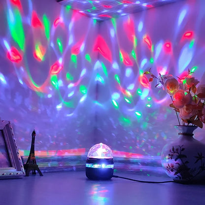 Starry Sky Projector Night Light, RGB LED, Rotating Projection Lamp with USB Power for Bedroom, Parties and Gifts - product view 3