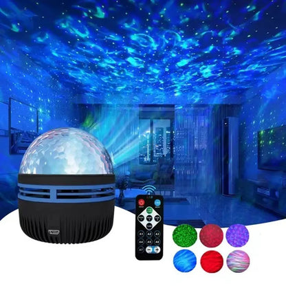 Starry Sky Projector Night Light, RGB LED, Rotating Projection Lamp with USB Power for Bedroom, Parties and Gifts - product view 5