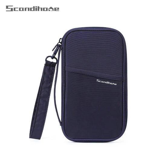 RFID Passport Holder Travel Wallet, Anti-Theft Card Organizer with Solid Design in Five Colors for Flights and Trips - product view 1