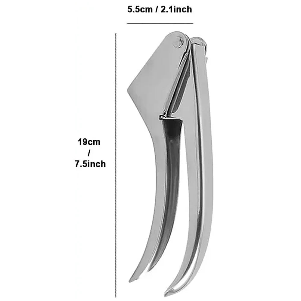stainless garlic press - product view 6