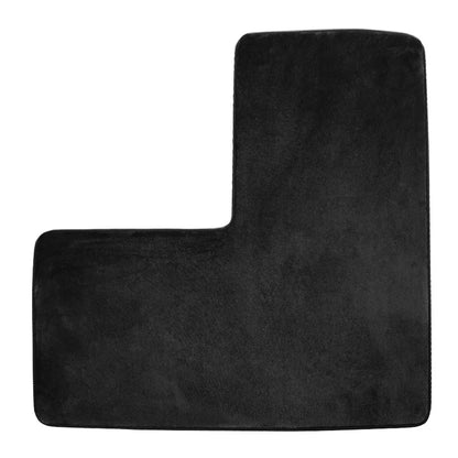 L-Shaped Memory Foam Bath Mat, Machine-Made Printed Cloth Bathroom Rug, 80x80 cm, Soft Floor Mat in 6 Colors - product view 5