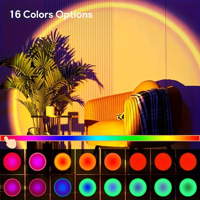sunset projection lamp - product view 4