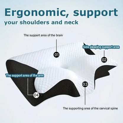 Contoured Memory Foam Neck Pillow, product view 4