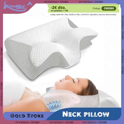 Contoured Memory Foam Neck Pillow, product view 5