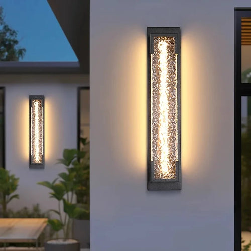 Modern LED Outdoor Wall Light, Stainless Steel Body, 85–265V AC, Three Color Temperatures for Porch and Courtyard - product view 1