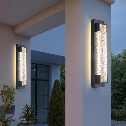 Modern LED Outdoor Wall Light, Stainless Steel Body, 85–265V AC, Three Color Temperatures for Porch and Courtyard - product view 2