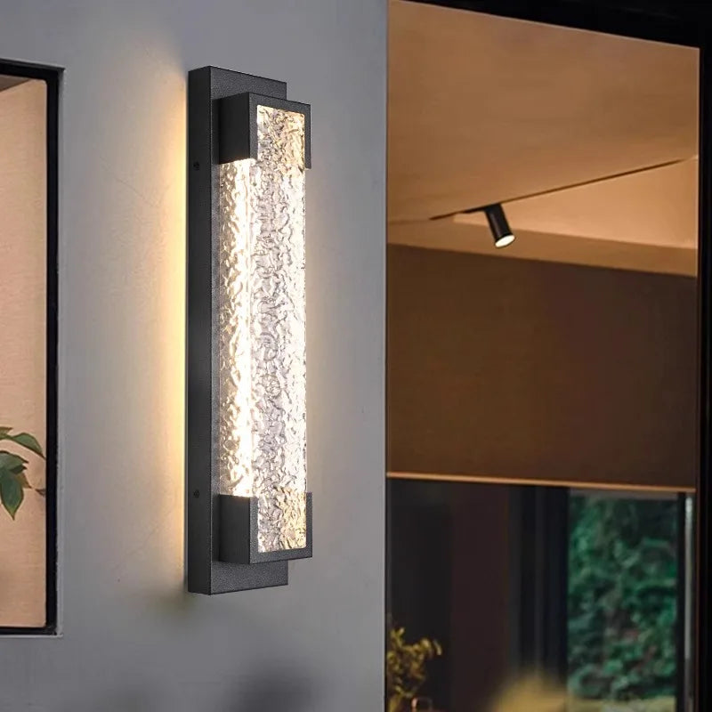 Modern LED Outdoor Wall Light, Stainless Steel Body, 85–265V AC, Three Color Temperatures for Porch and Courtyard - product view 3