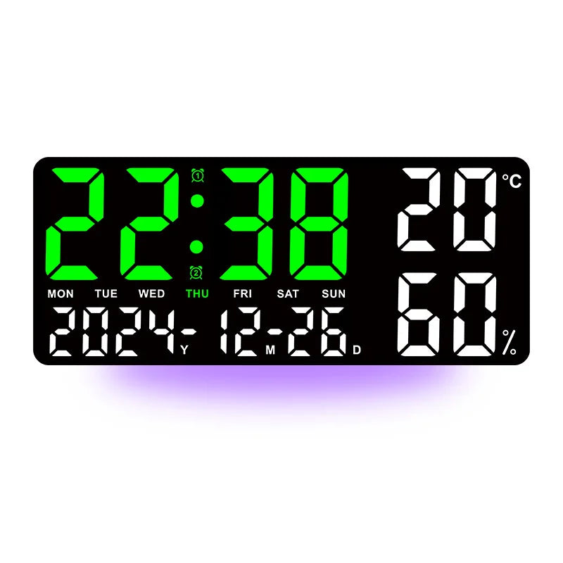 digital wall clock - product view 4