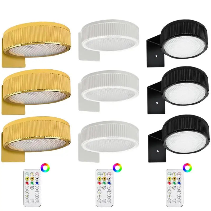 Battery Operated Picture Light, Remote Control, Dimmable LED Wall Lamp for Artwork, Modern Plastic Design in 3 Colors - product view 4