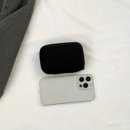 Cable Storage Box, Portable Fabric Zipper Case for Headphones, Data Cables, Chargers and Hard Drives - product view 6